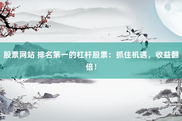 股票网站 排名第一的杠杆股票：抓住机遇，收益翻倍！